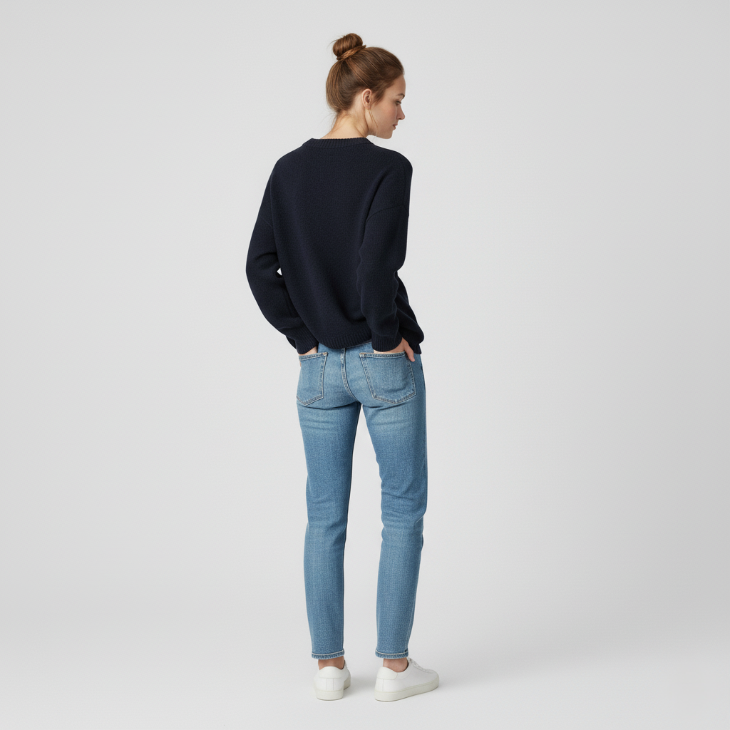 Anna Oversized Charcoal Knit Sweater