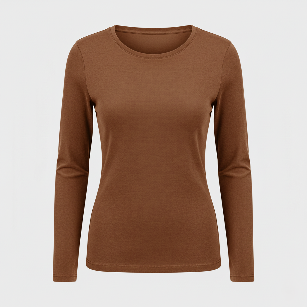 Anna Soft-Touch Long Sleeve Round Neck Top