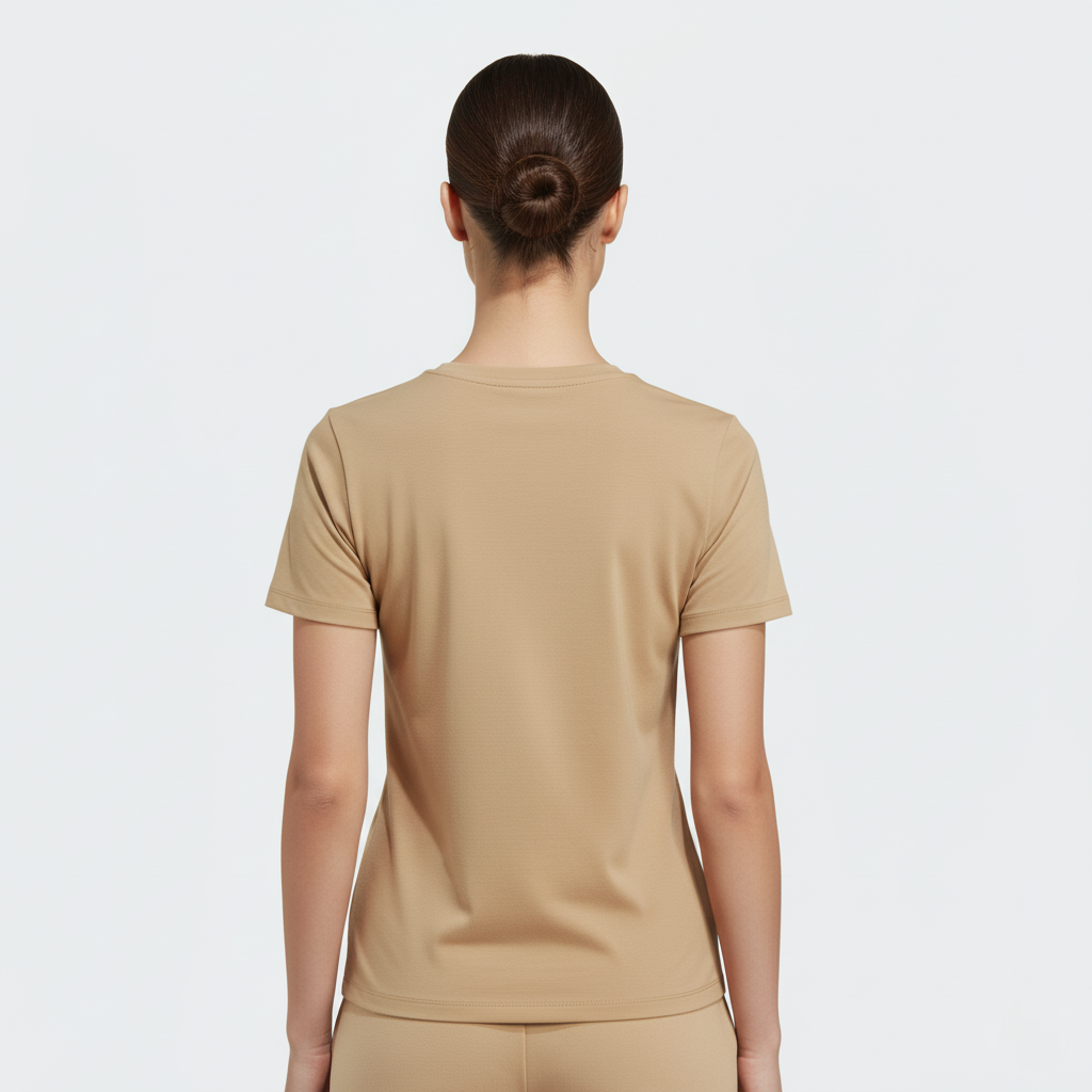 Léa Slim-Fit Crew Neck Short-Sleeve Top