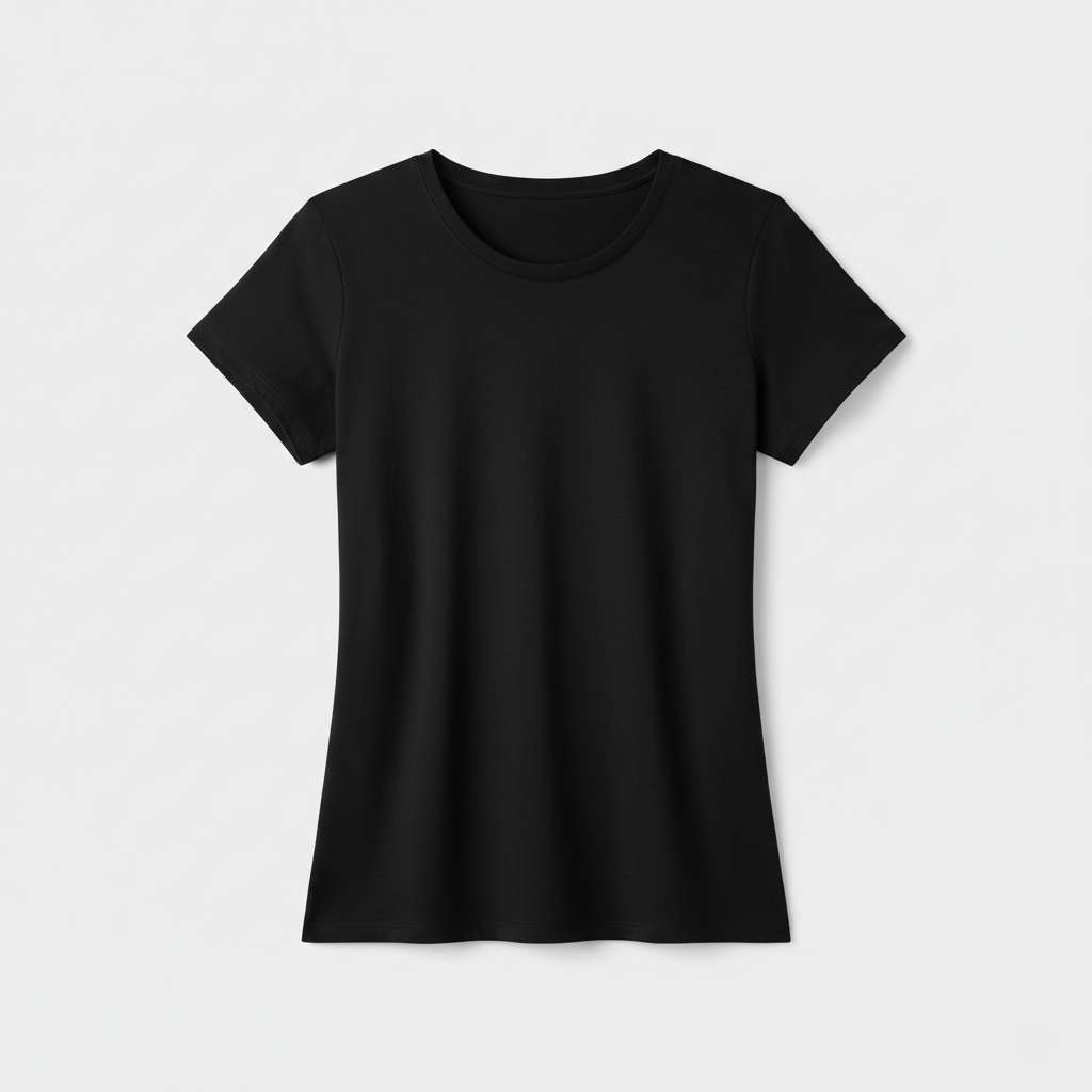 Anna Slim-Fit Crew Neck Short-Sleeve Top
