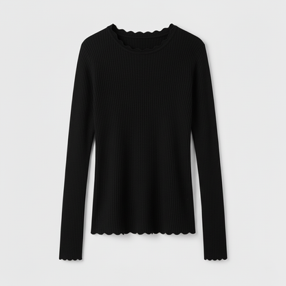 Claire Ribbed Long Sleeve Jumper